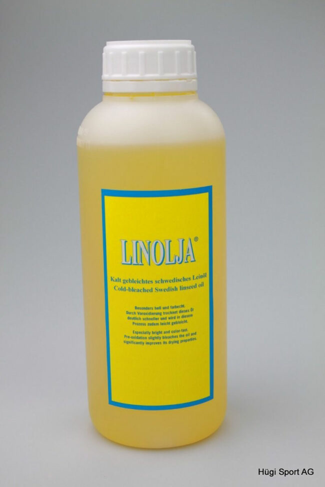 Linolja Ökologisches schwedisches Leinöl, kalt gebleicht, 1 l