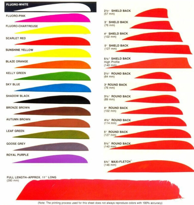 Naturfedern Trueflight Parabol 3" LW