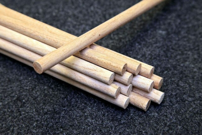 Hartholz-Vorschaft rund 11/32