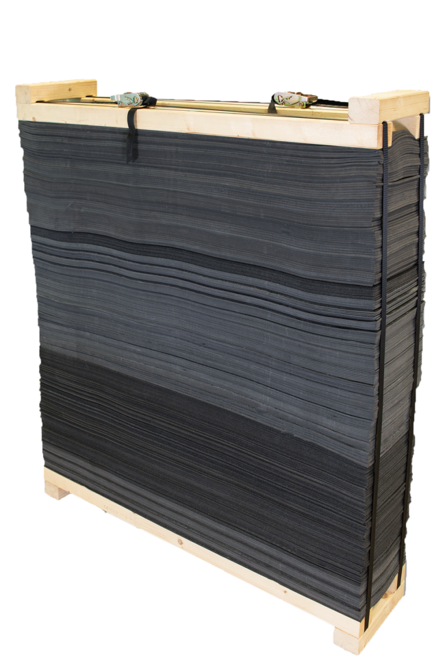 Lamellenscheibe 130 x 130 x 30 cm