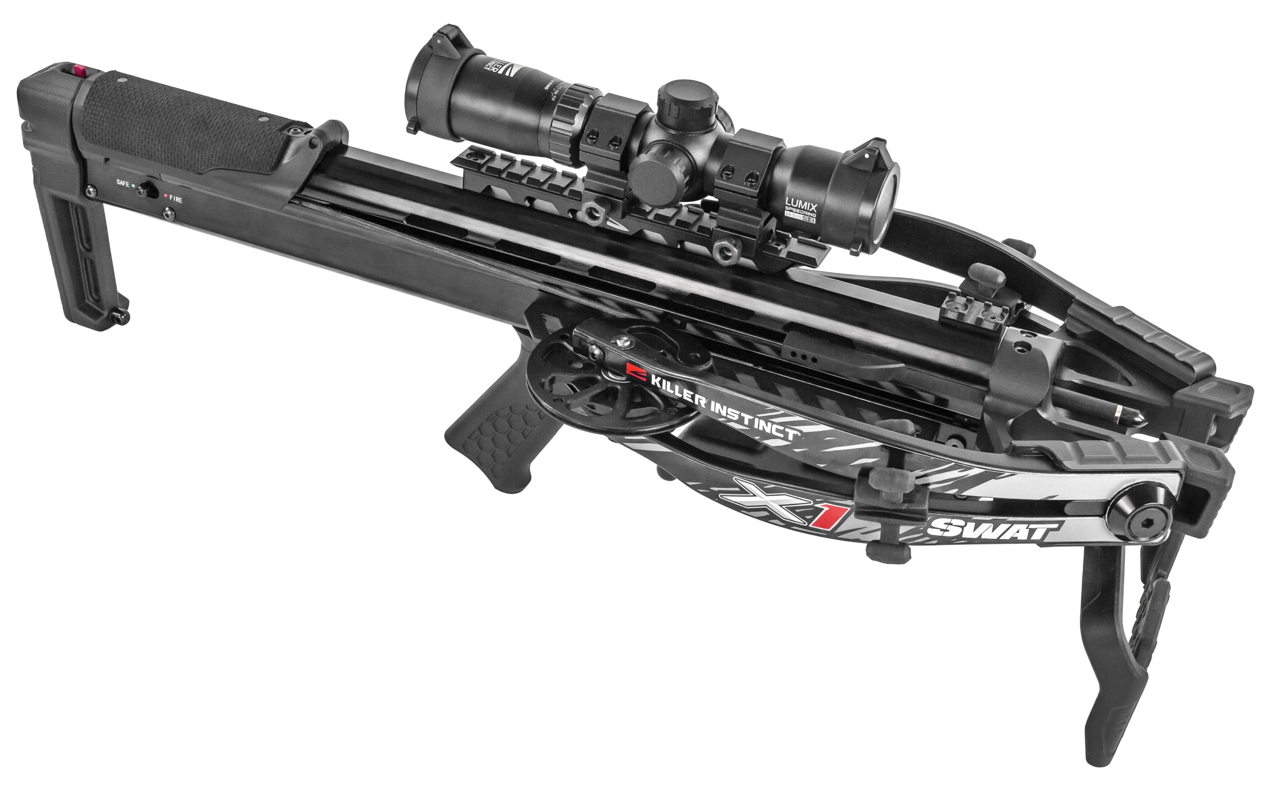 KILLER INSTINCT SWAT X1 405FPS CROSSBOW BLACK TACTICAL